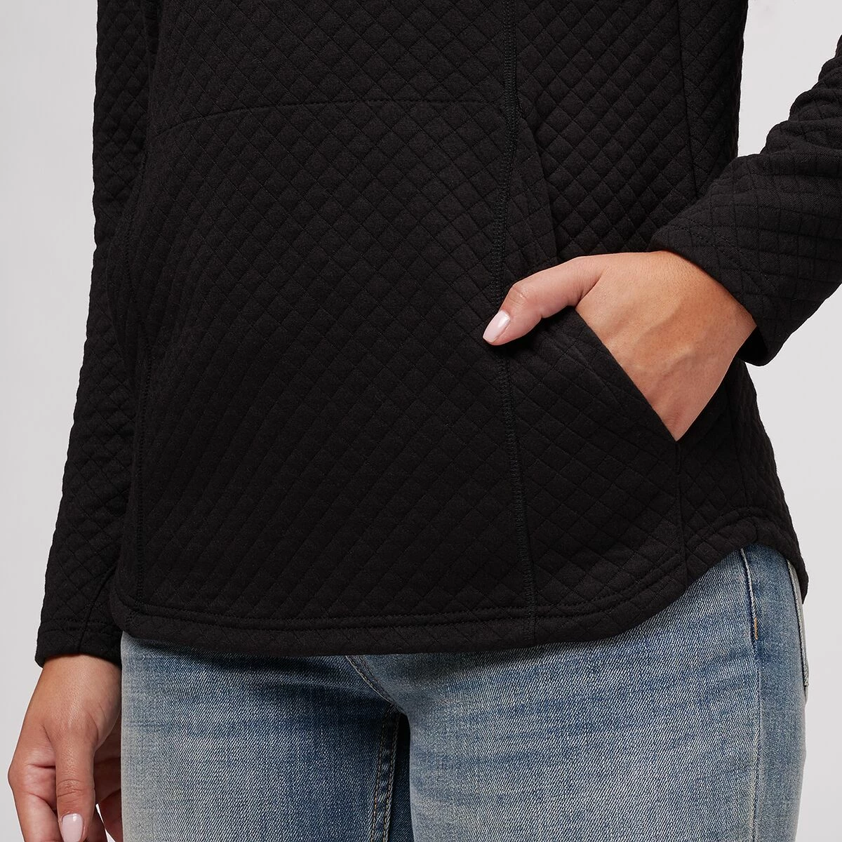 Stoic Quilted Cowl Neck Pullover Women's 4 Stoic Quilted Cowl Neck Pullover Women's - Image 4