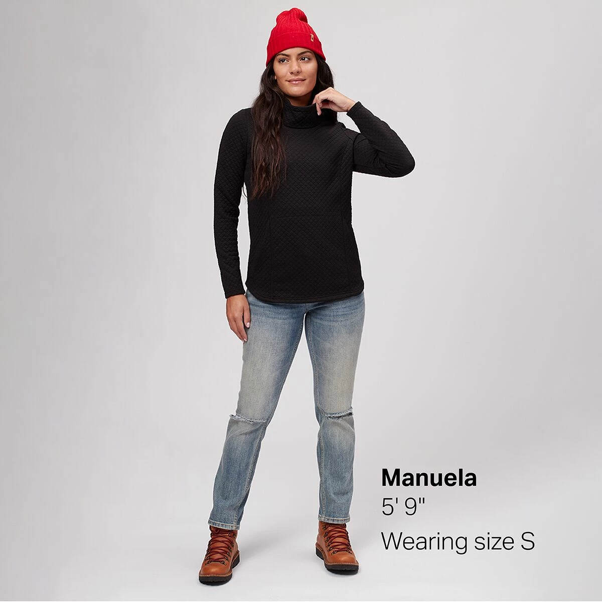 Stoic Quilted Cowl Neck Pullover Women's 3 Stoic Quilted Cowl Neck Pullover Women's - Image 3