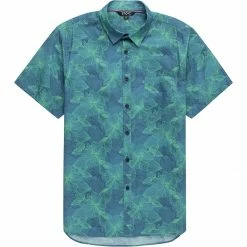 Stoic Hawaiian Print Short Sleeve Button Down Shirt Men's