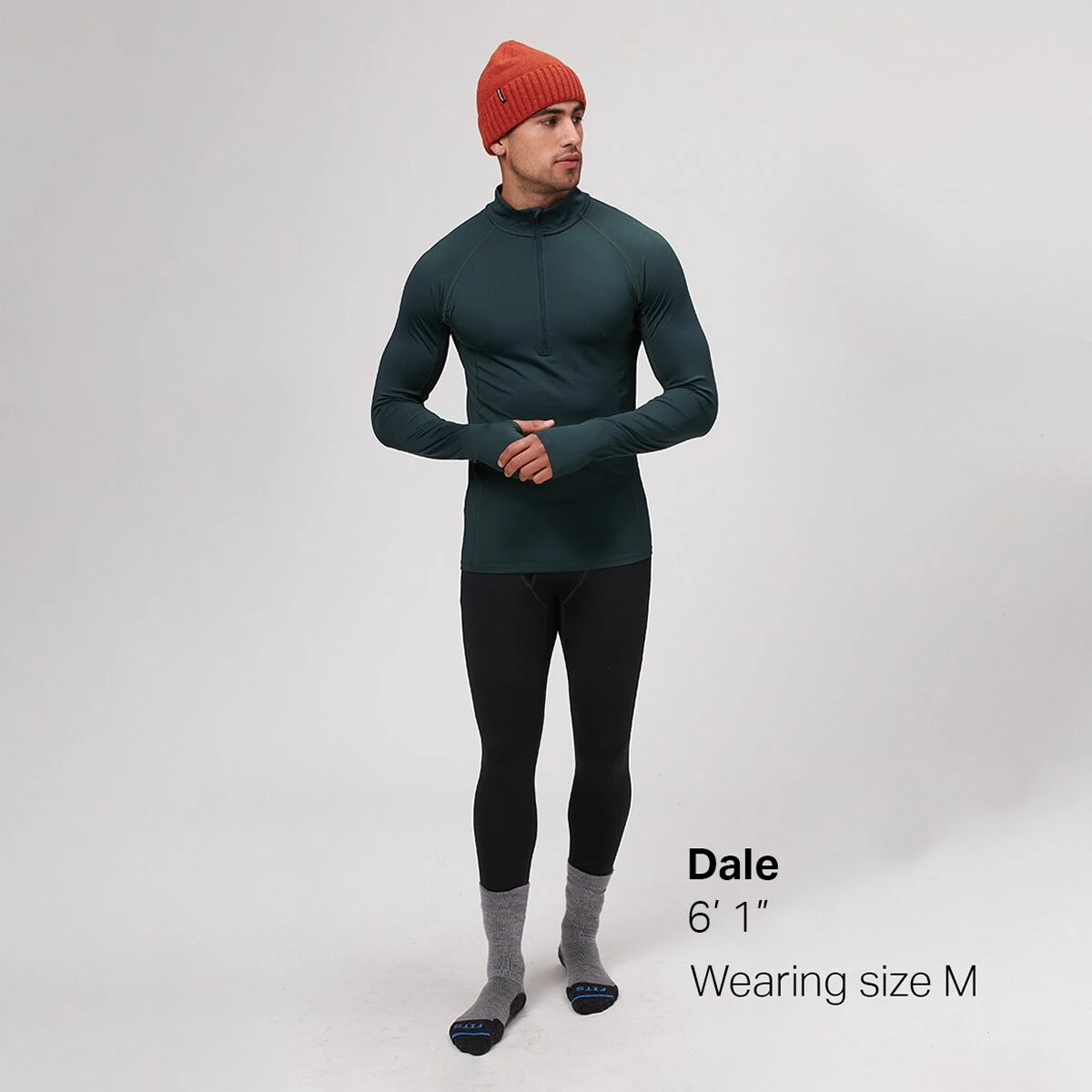 Stoic Midweight 1/4 Zip Baselayer Top Men's 3 Stoic Midweight 1/4 Zip Baselayer Top Men's - Image 3