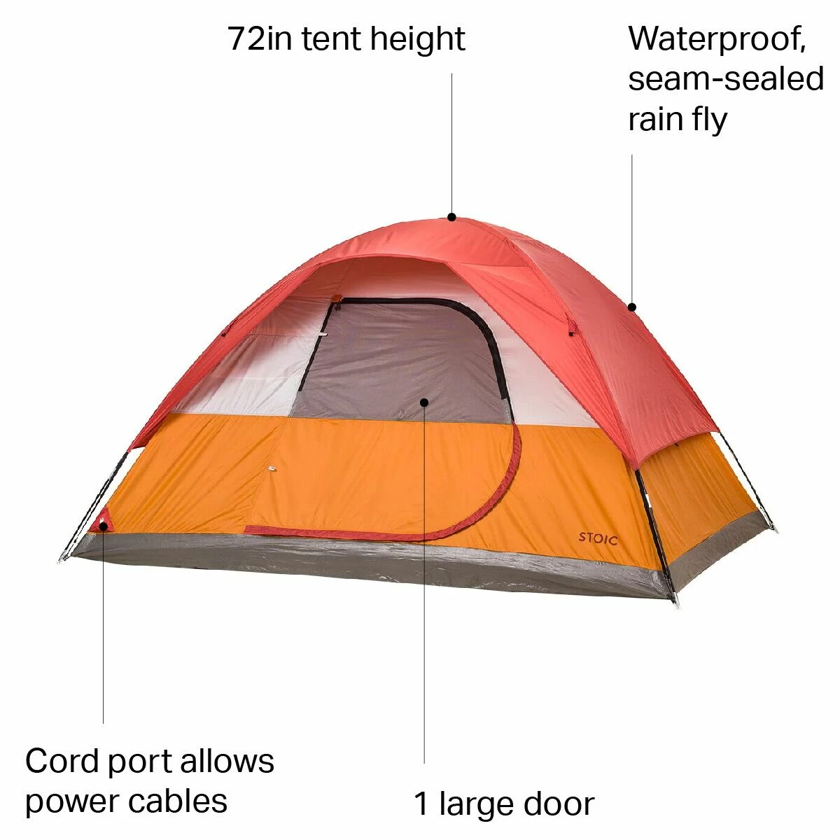 Stoic 6 Person Dome Tent 2 Stoic 6 Person Dome Tent - Image 2