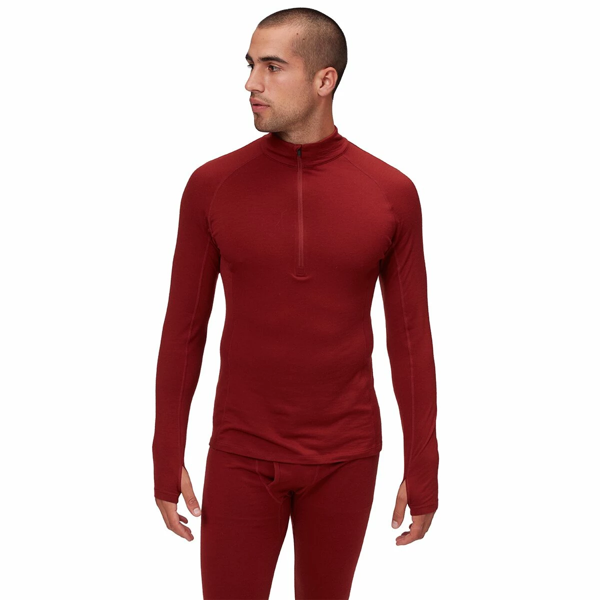 Stoic Merino Blend 1/4 Zip Baselayer Top Men's 8 Stoic Merino Blend 1/4 Zip Baselayer Top Men's - Image 8