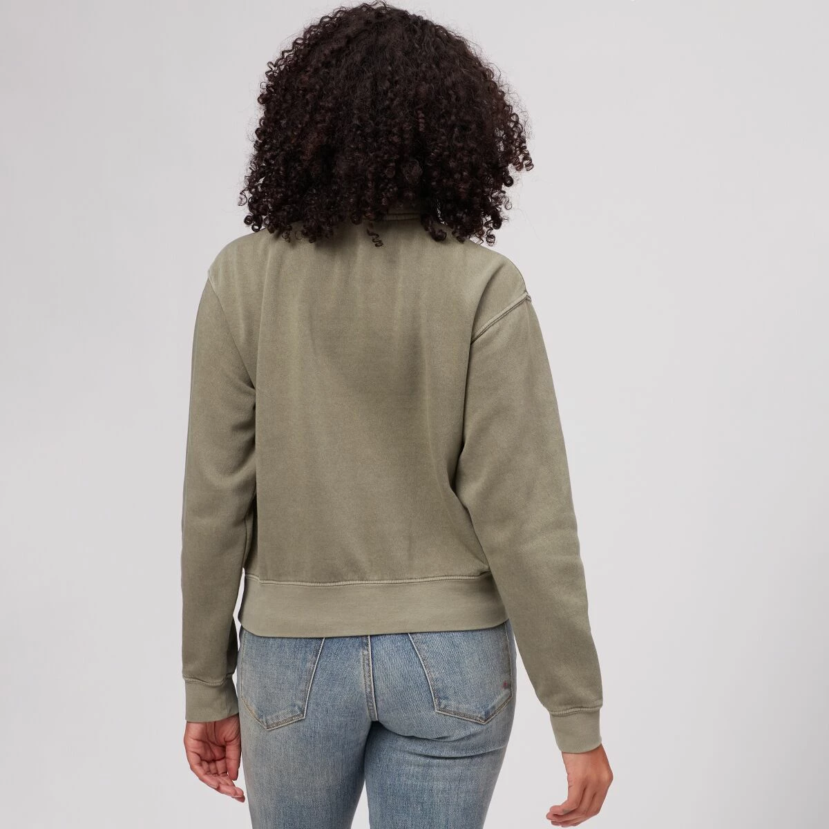 Stoic Cotton Cropped 1/4 Zip Pullover Women's 6 Stoic Cotton Cropped 1/4 Zip Pullover Women's - Image 6