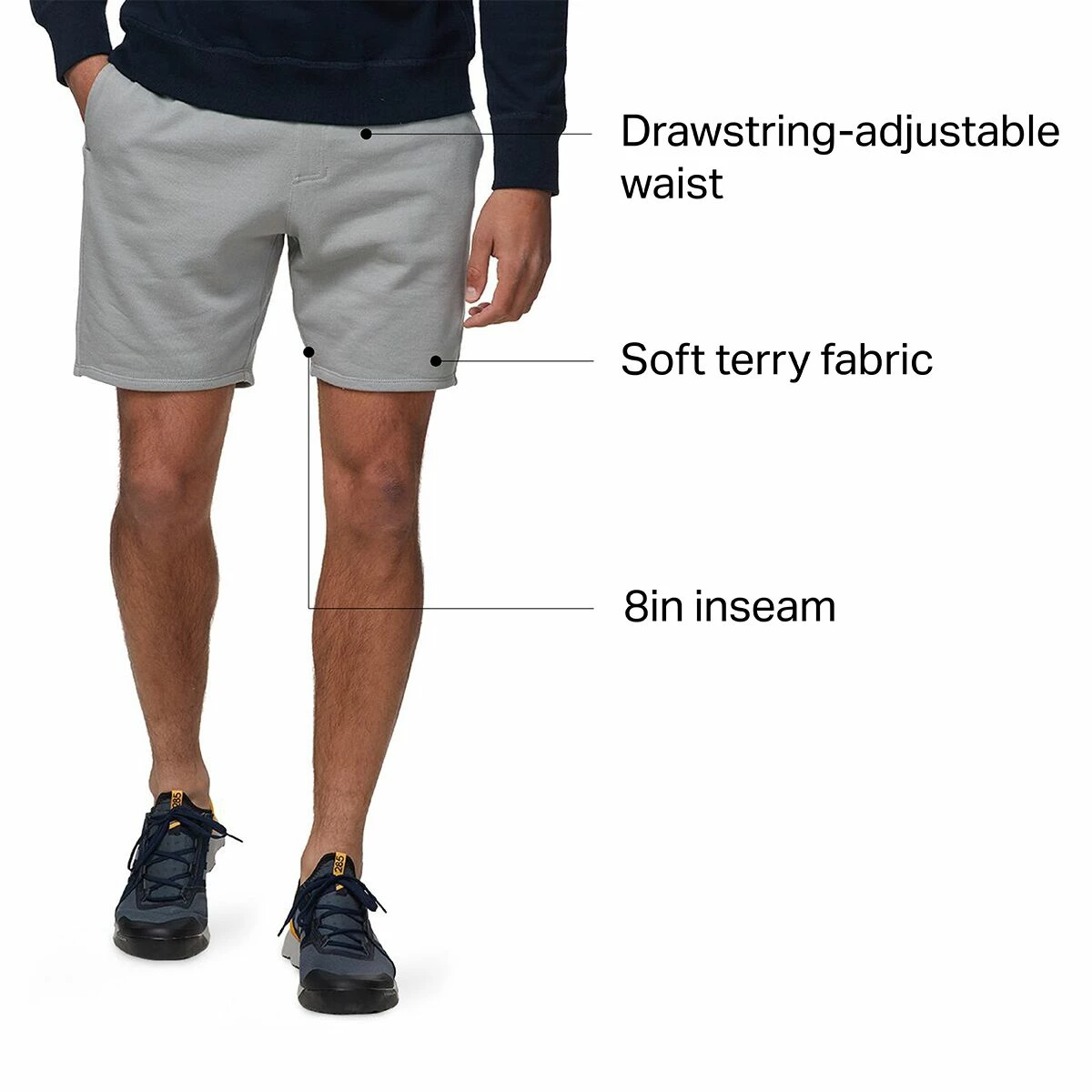 Stoic Brushed Terry Short Men's 2 Stoic Brushed Terry Short Men's - Image 2
