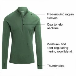 Stoic Merino Blend 1/4 Zip Baselayer Top Men's 13 Stoic Merino Blend 1/4 Zip Baselayer Top Men's -Stoic Online Store GREPAS D15