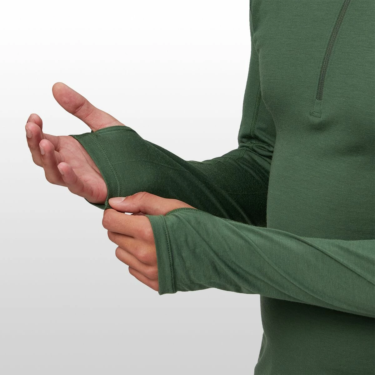 Stoic Merino Blend 1/4 Zip Baselayer Top Men's 3 Stoic Merino Blend 1/4 Zip Baselayer Top Men's - Image 3