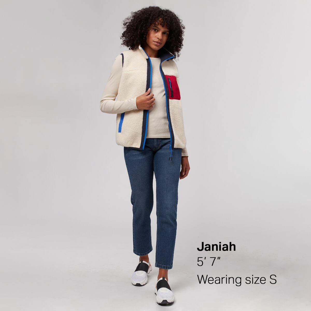 Stoic Reversible Mixed Media Sherpa Vest Women's 3 Stoic Reversible Mixed Media Sherpa Vest Women's - Image 3