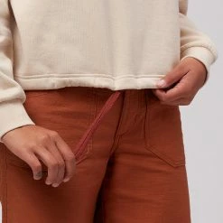 Stoic French Terry Crop Crewneck Hoodie Women's -Stoic Online Store KHA D3