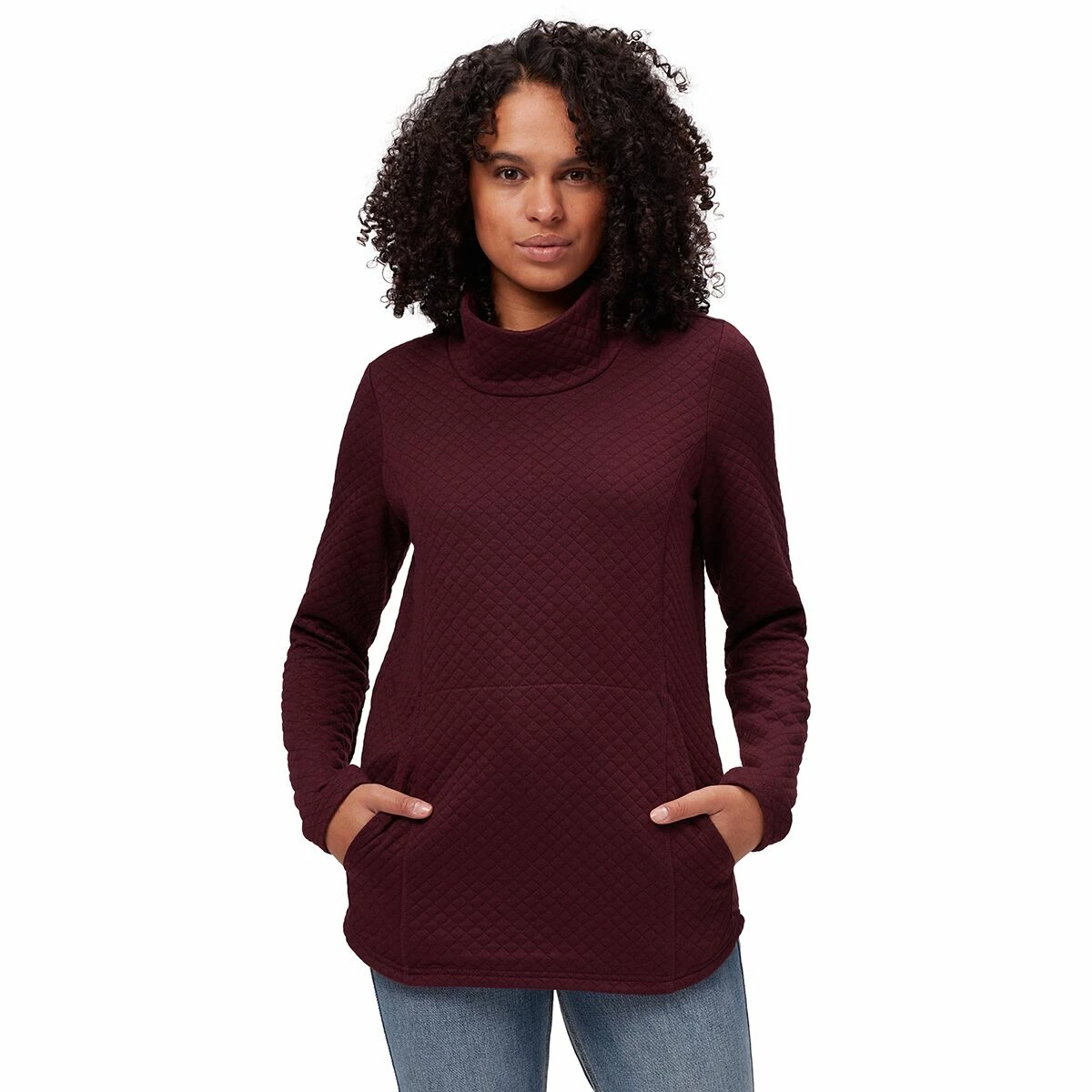 Stoic Quilted Cowl Neck Pullover Women's 8 Stoic Quilted Cowl Neck Pullover Women's - Image 8