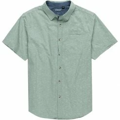 Stoic Spacedye Print Short Sleeve Woven Button Down Shirt Men's