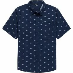 Stoic Printed Performance Woven Button Down Shirt Men's