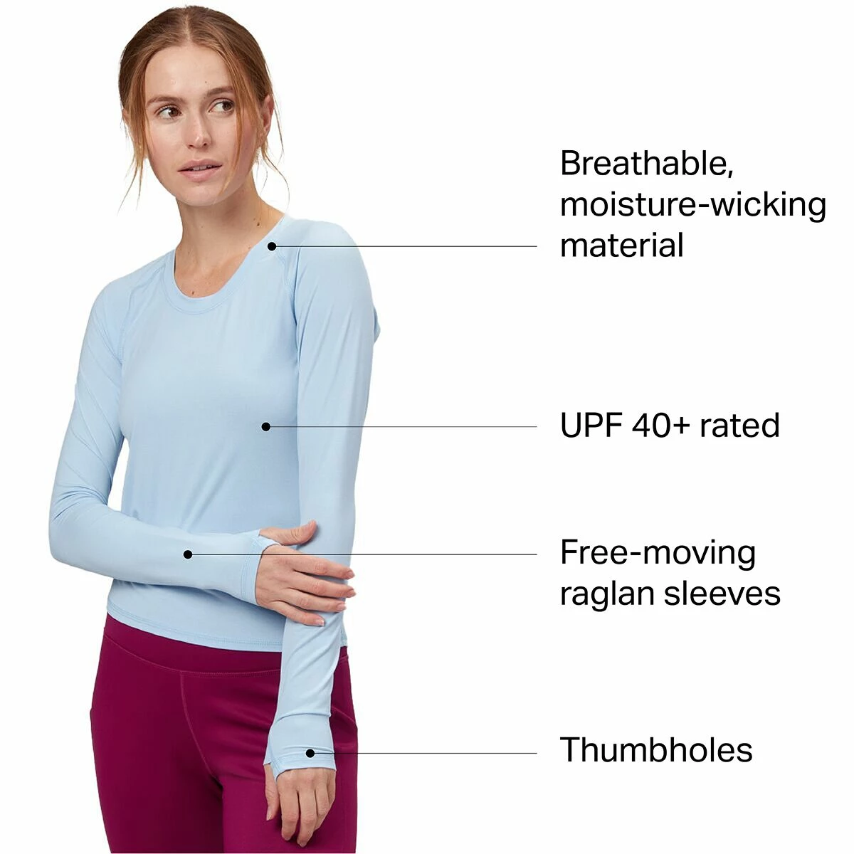 Stoic Tech Long Sleeve T Shirt Women's 2 Stoic Tech Long Sleeve T Shirt Women's - Image 2