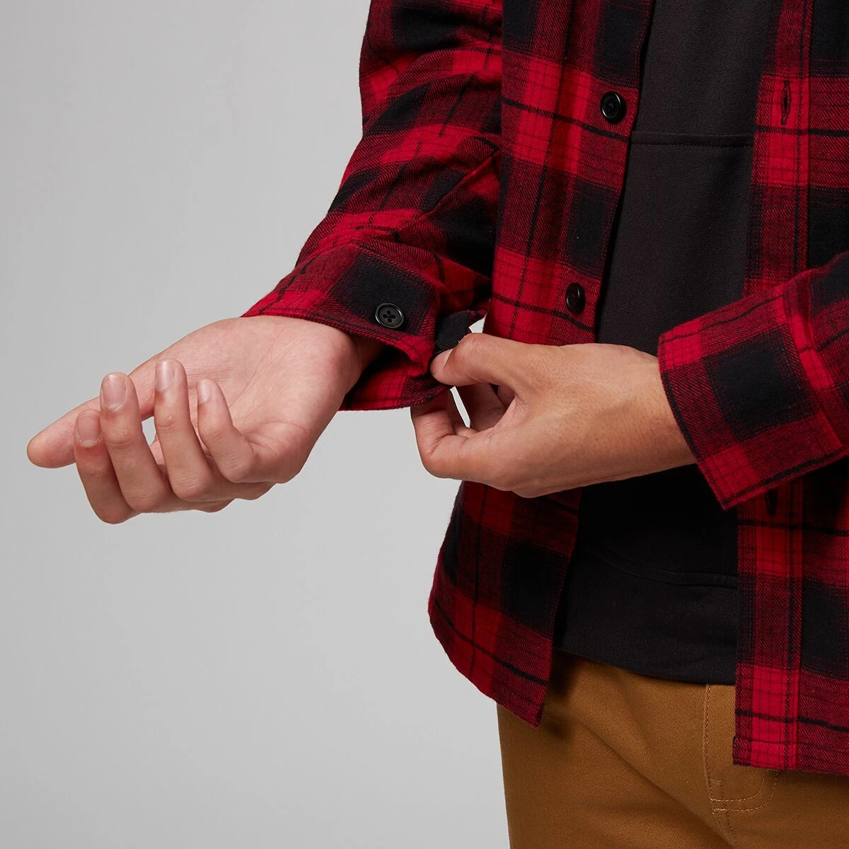 Stoic Button Up Flannel Shirt Men's 4 Stoic Button Up Flannel Shirt Men's - Image 4