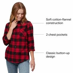 Stoic Super Soft Pocket Flannel Shirt Women's 22 Stoic Super Soft Pocket Flannel Shirt Women's -Stoic Online Store REDSHAPLA D6 1