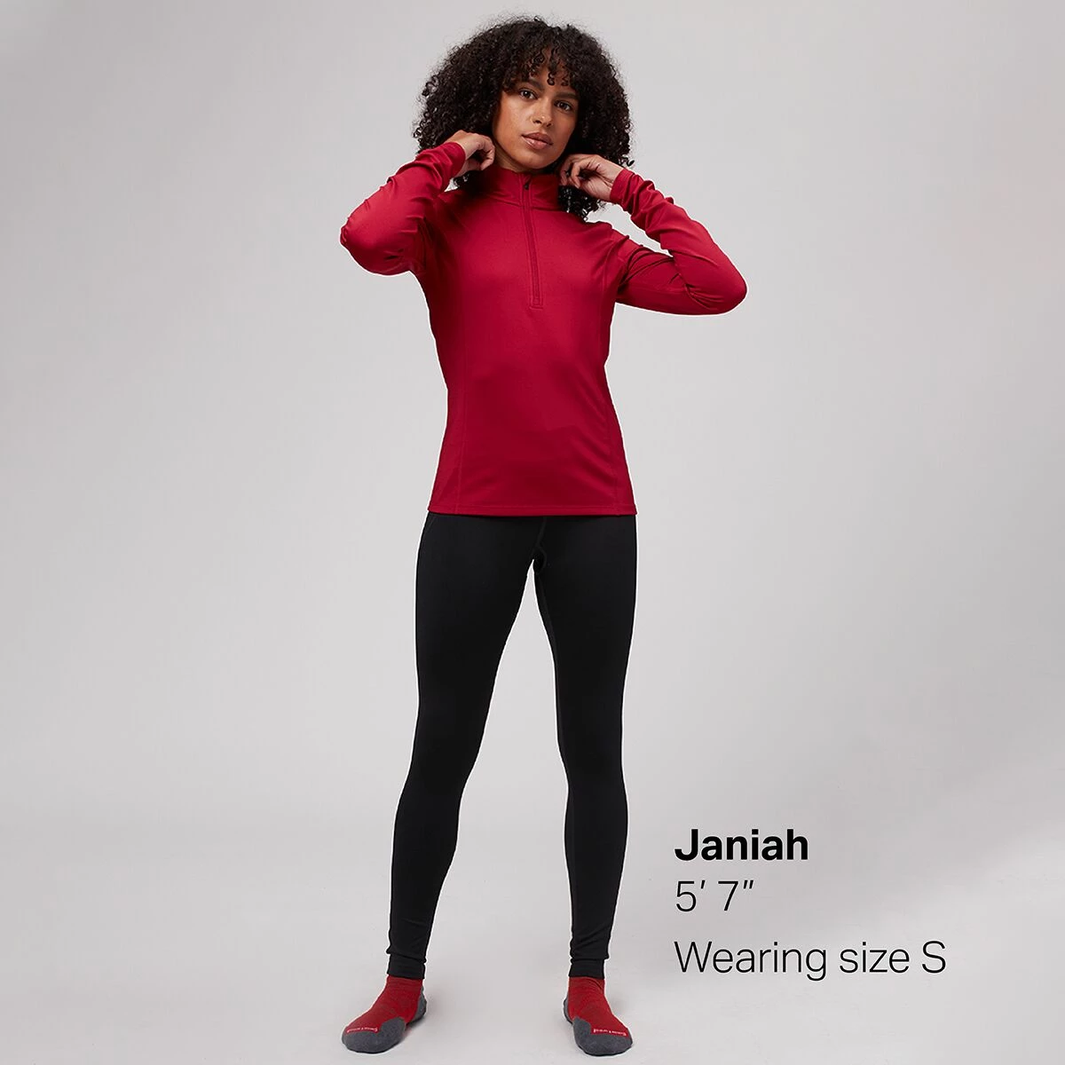 Stoic Midweight 1/4 Zip Baselayer Top Women's 3 Stoic Midweight 1/4 Zip Baselayer Top Women's - Image 3