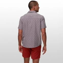 Stoic Performance Button Down Print Shirt Men's -Stoic Online Store SMOGRE D2