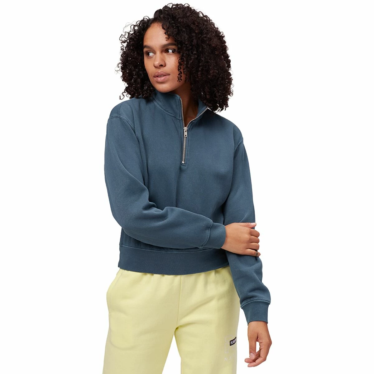 Stoic Cotton Cropped 1/4 Zip Pullover Women's 7 Stoic Cotton Cropped 1/4 Zip Pullover Women's - Image 7