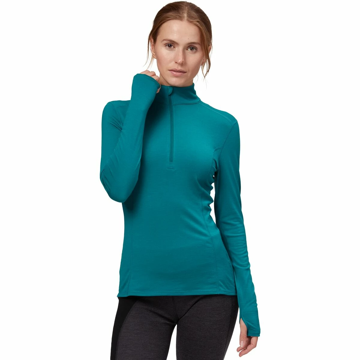 Stoic Merino Blend 1/4 Zip Baselayer Top Women's 8 Stoic Merino Blend 1/4 Zip Baselayer Top Women's - Image 8