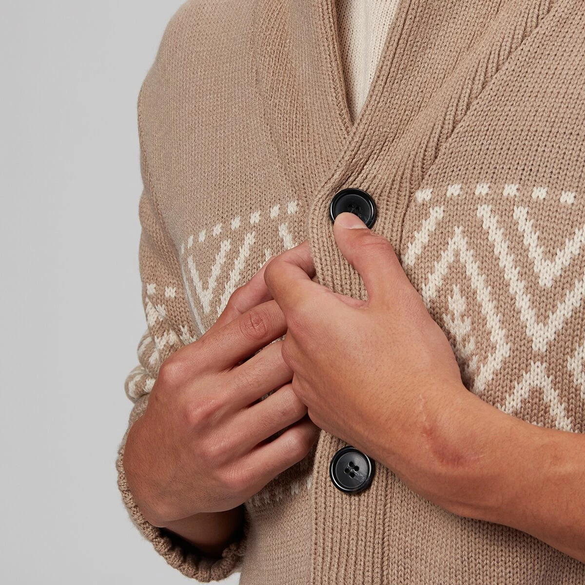 Stoic Shawl Collar Cardigan Men's 4 Stoic Shawl Collar Cardigan Men's - Image 4