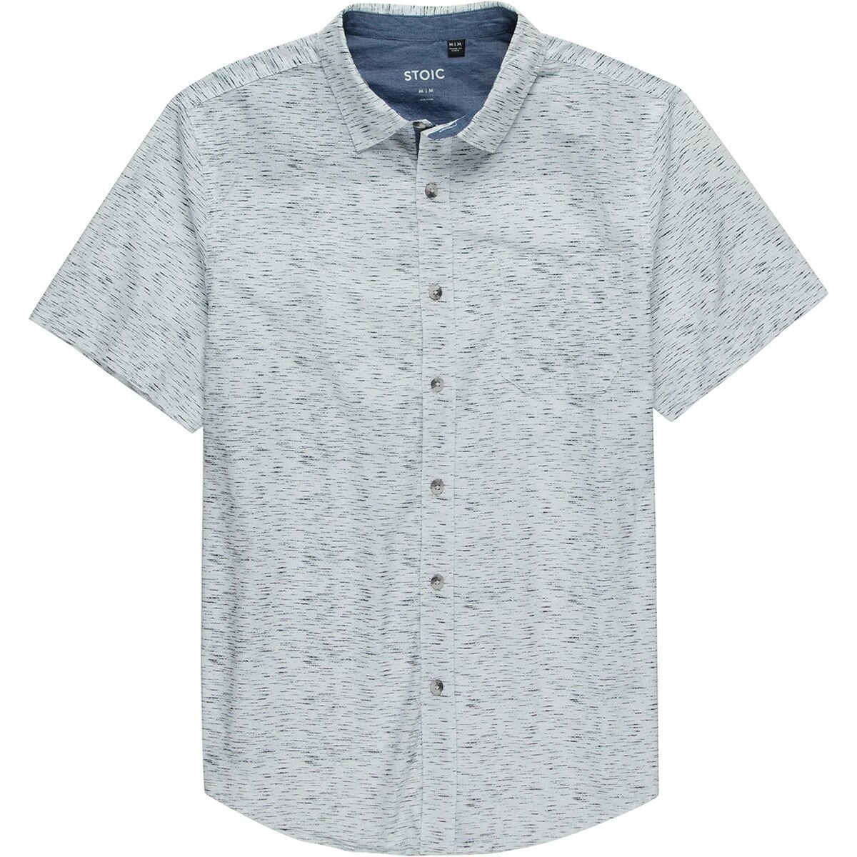 Stoic Spacedye Print Short Sleeve Woven Button Down Shirt Men's 3 Stoic Spacedye Print Short Sleeve Woven Button Down Shirt Men's - Image 3