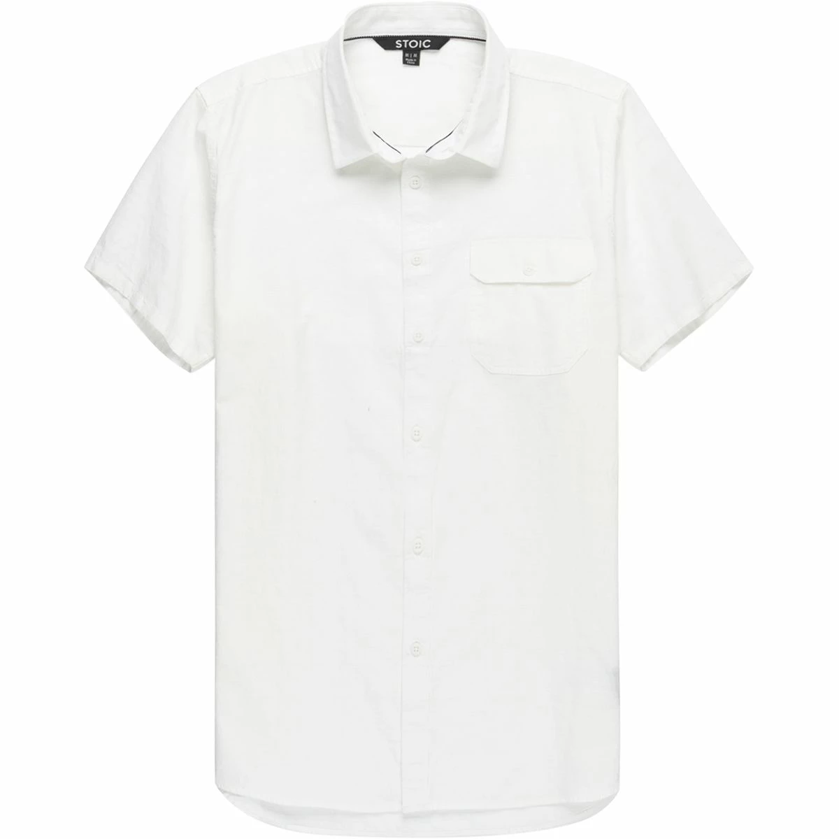 Stoic Solid Texture Short Sleeve Button Down Shirt Men's 9 Stoic Solid Texture Short Sleeve Button Down Shirt Men's - Image 9