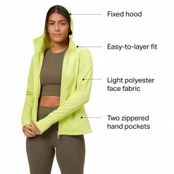 Stoic Tech Fleece Hooded Full Zip Jacket Women's -Stoic Online Store WILLIM D8
